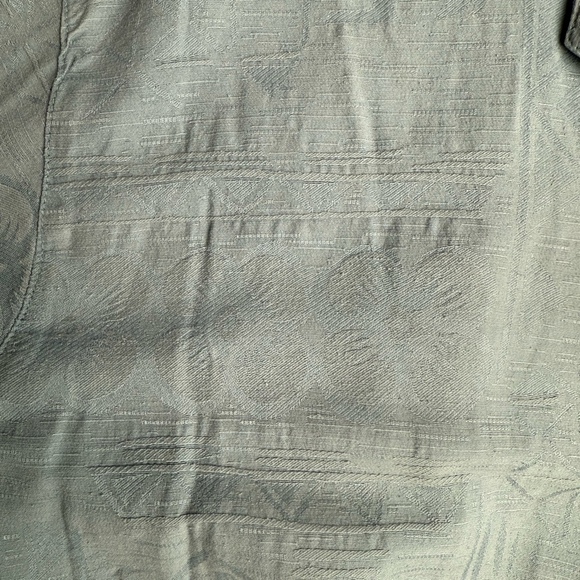 Havana Jack’s Café 100% Silk Hawaiian Shirt Size L Light Blue Floral Patter - Picture 5 of 7